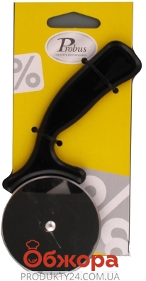 Нож роликовый PROBUS  для пиццы, 16см, сталь/пластик – ІМ «Обжора»