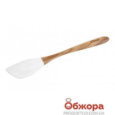 Лопатка кулінарна 25см, силікон/деревина – ІМ «Обжора»