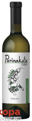 Вино PARINAKOTA Шардоне 0,75 л белое сухое Чили – ИМ «Обжора»