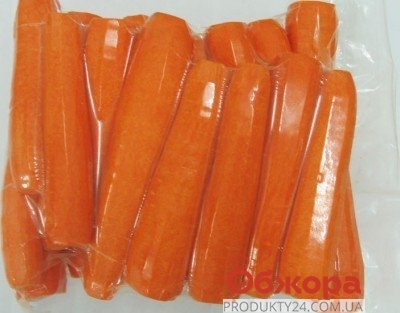 Морква очищена мита ціла 0,5 кг – ІМ «Обжора»