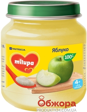 Пюре Milupa яблоко 125 г – ИМ «Обжора»