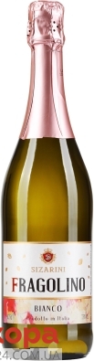 Вино ігристе Sizarini Фраголіно 0,75л бiле солодке – ІМ «Обжора»