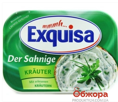 Сыр Сливочный 0,66% с травами 200 г Eхguisa – ИМ «Обжора»