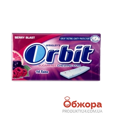 Жвачка Orbit Tabs ягодный взрыв – ИМ «Обжора»