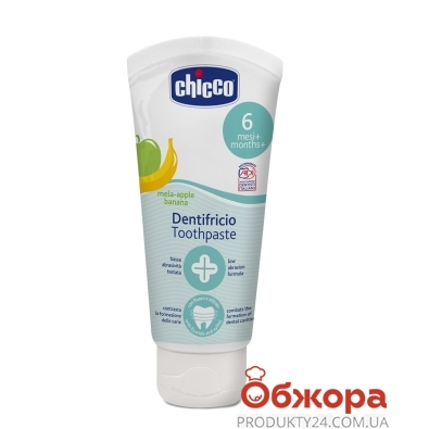 Зубная паста Chicco 50 мл Яблоко/Банан – ИМ «Обжора»