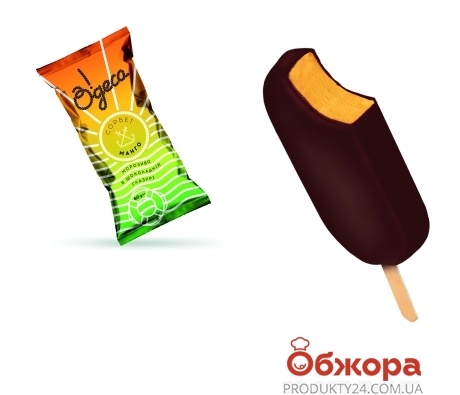 Сорбет манго в шоколадной глазури Одеса 60 г – ИМ «Обжора»