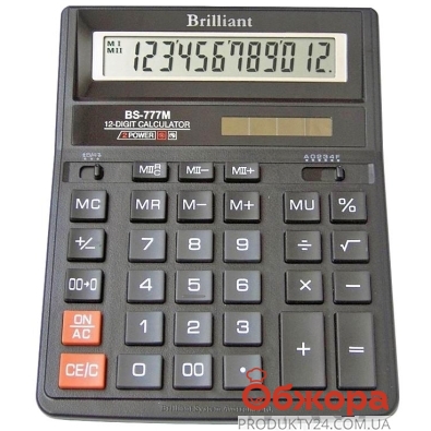 Калькулятор Brilliant BS-777 – ИМ «Обжора»