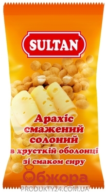 Арахис "Сыр" в хрустящей оболочке Sultan 60 г – ИМ «Обжора»