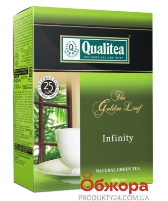 Чай Qualitea Зеленый крупнолистовой 100 г – ИМ «Обжора»