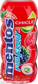 Конфеты Mentos FULL FRUIT ягоды и лайм 30 г – ИМ «Обжора»
