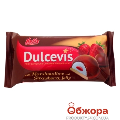Печиво НЕФІС 70г `Dulcevis`з маршмеллоу – ІМ «Обжора»