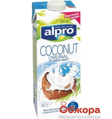 Напиток кокосовый Алпро с рисом, 1 л – ИМ «Обжора»
