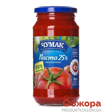 Томатная паста Чумак 450 г – ИМ «Обжора»