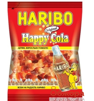 Жевательный мармелад Haribo Coca-Cola 80 г – ИМ «Обжора»