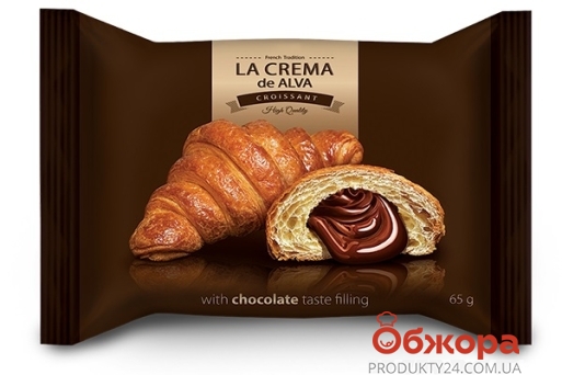 Круасан LA CREMA 65г шоколад – ІМ «Обжора»