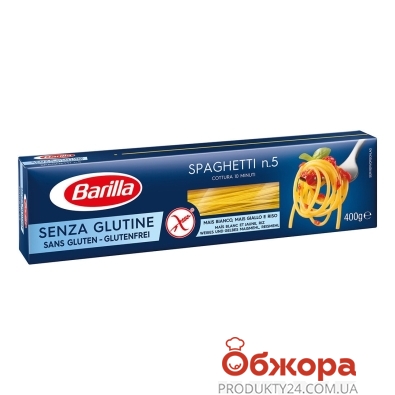 Спагетти Barilla без глютена 400 г – ИМ «Обжора»