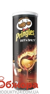 Чипси гострі HOT&SPICY Pringles 165 г – ІМ «Обжора»