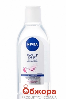 Мицеллярная вода для снятия стойкого макияжа Nivea make expert 400 мл – ИМ «Обжора»