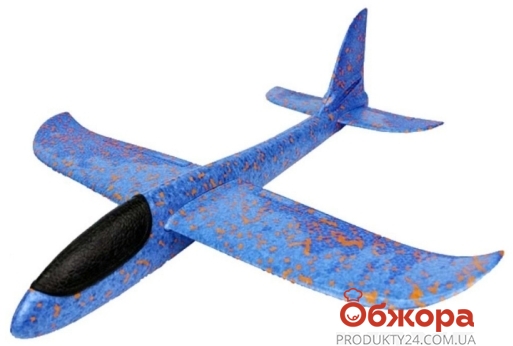 Літак іграшковий (пінопласт) з підсвічуванням – ІМ «Обжора»