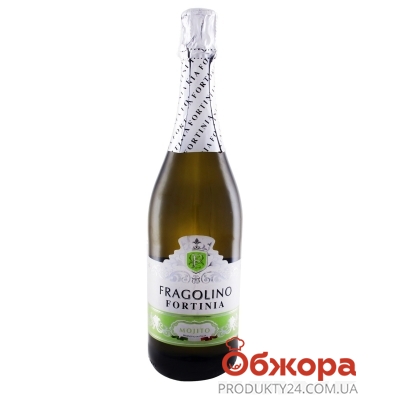 Напиток винный полусладкий белый Fortinia Фраголино Mojito 0,75 л – ИМ «Обжора»