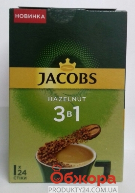 Кофе Jacobs 15 г 3в1 Лесной орех – ИМ «Обжора»