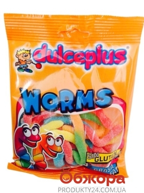 Конфеты Worms без глютена DULCEPLUS 100 г – ИМ «Обжора»