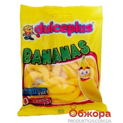 Цукерки DULCEPLUS 100г Банани без глютена – ІМ «Обжора»