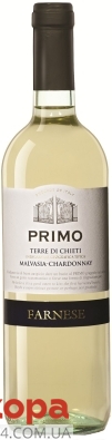 Вино FARNESE PRIMO Мальвазiя Шардоне 0,75л бiле сухе Італія – ІМ «Обжора»