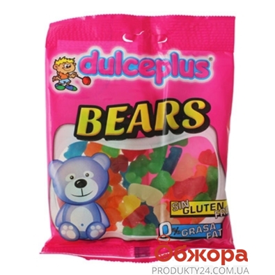 Конфеты Bears DULCEPLUS 100 г без глютена – ИМ «Обжора»