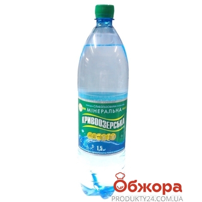 Вода газированная Кривоозерская 1,5 л – ИМ «Обжора»