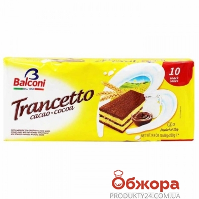 Мини-бисквиты какао Balconi 280 г – ИМ «Обжора»