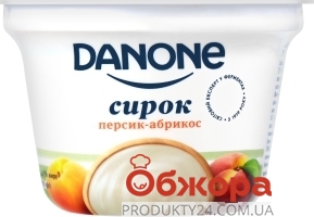 Бифидосырок персик-абрикос Danone 3.4% 170 г – ІМ «Обжора»