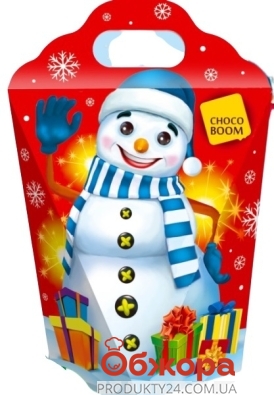 Подарок новогодний Веселый снеговик ChocoBoom 160 г – ІМ «Обжора»