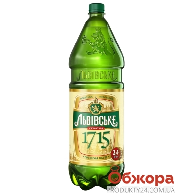 Пиво Львовское "1715" 2.4 л – ИМ «Обжора»