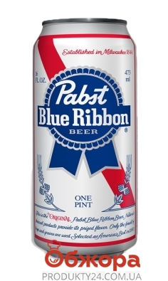 Пиво Pabst Blue Ribbon 0,5 л – ИМ «Обжора»