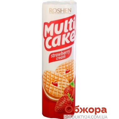Печенье Roshen 195 г Мульти-кейк малина крем – ИМ «Обжора»