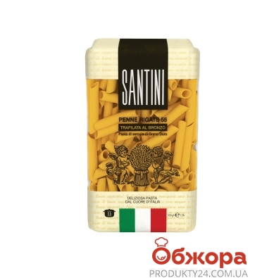 Макароны Сантини (Santini) 500 г перья – ИМ «Обжора»