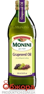 Олія Моніні 0,5л виноградна – ІМ «Обжора»