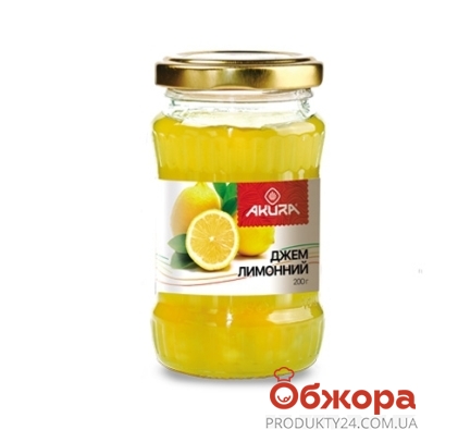 Джем Акура 200г лимонний с/б – ІМ «Обжора»