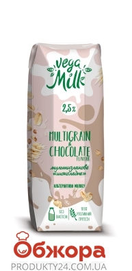 Мультизлаковый шоколадный напиток Vega Мilk ТРА 0,25 л – ИМ «Обжора»