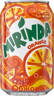 Вода Миринда-Апельсин 0,33л ж/б – ІМ «Обжора»
