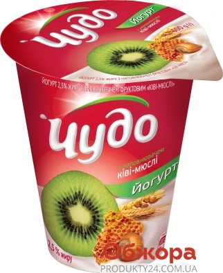 Йогурт Чудо Киви-мюсли 2,5% 300 г – ІМ «Обжора»