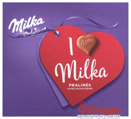 Конфеты Милка с ореховой начинкой Milka 100 г – ИМ «Обжора»