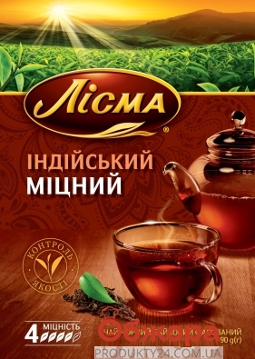 Чай Лісма 90 г Індійський  міцний – ІМ «Обжора»