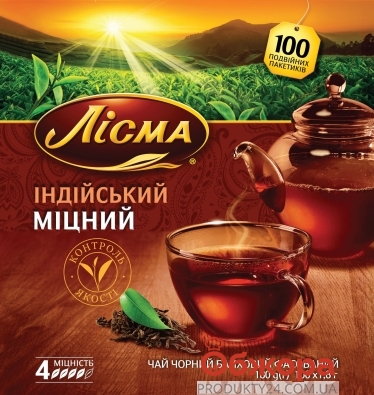Чай Лисма Индийский Крепкий 100 п – ИМ «Обжора»