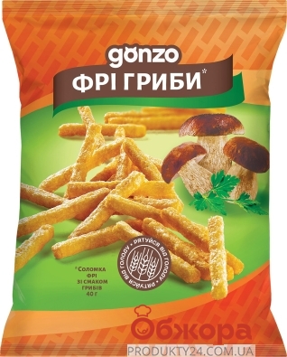 Соломка фри Gonzo 40 г со вкусом грибов – ИМ «Обжора»
