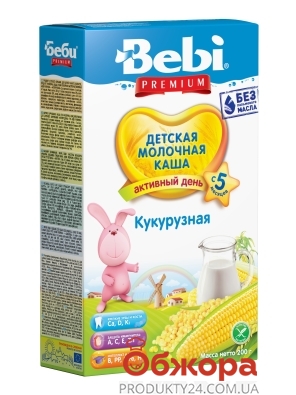 Каша Bebi Premium 200г Кукурудзяна молочна з 5 міс – ІМ «Обжора»