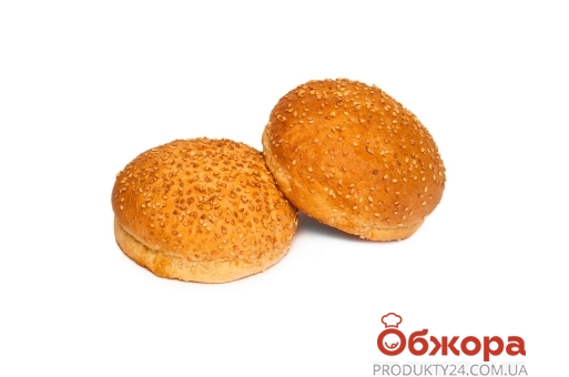 Булочка для гамбургеров Одесский с кунжутом, 2 шт – ІМ «Обжора»